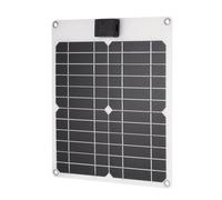 Akozon 15W*4 5V 12V Panel Solar Batería Cargador de Goteo Portátil para el Automóvil Teléfonos RV Cámara Deportiva para la Computadora Portátil Campamento (4)