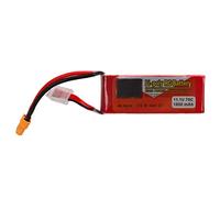 Akozon 1600mAh 70C 3S LIPO Battery Pack con XT60 Enchufe de Alto Rendimiento 11.1V Celda Recargable para Modelos RC