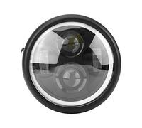 Akozon 16cm/6.5Inch Motocicleta LED Faros delanteros Bombilla para Cafe Racer Bobber