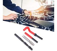 Akozon 17 Piezas de Inserciones de Rosca M12x1.5 Kit Surtido de Accesorios de Reparación de Rosca Hembra, Kit de Reparación de Roscas de 17 Piezas de Acero Inoxidable M12x1.5 Inserciones de de