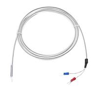 Akozon 2 Cables Termocupla,Ptfe Tipo K Termopar, Sensor De Temperatura, Resistencia A La Corrosión A Ácidos Y Álcalis A Prueba De Agua