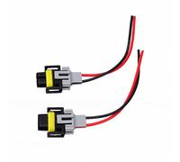 Akozon 2 Uds H8 H9 H11 Conector de Enchufe de Faro 12V Adaptador de Arnés de Cableado de Enchufe Hembra para Faros Delanteros Bombilla de Luz Baja