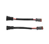Akozon 2 Uds Hembra a H11 Macho Barra de Luz Led de Obra Adaptador de Arnés de Cableado para Faros Antiniebla de Alta Resistencia