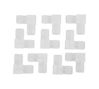 Akozon 20 PCS 90 Grados de Manguera de Acuario para Ajustes de Forma de Pescado L para Adaptadores de Tubería de Agua de 16 Mm