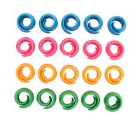 Akozon 20 PCS Portes de Hilo de Silicona 4 Color Anti Thread Bobbin Fixing Clips para Costura, Bordado y Manualización