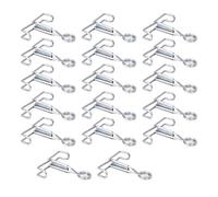 Akozon 20 Piezas Menos Abrazaderas de Acero Abrazaderas de Acero Clips de Sellado de Enchufe de Agua para Tubos de Látex y Goma