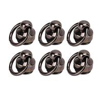 Akozon 200 Conjuntos de Remaches de Latón de y Pernos de Bolas de Bolso Tornillo de Tornillo de Remolino Hechas a Mano para Bolsos, Ropa y Más (9 mm)