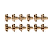 Akozon 200 Juegos de Remaches de Calaveras de Estilo Gótico de Metal de Metal para Accesorios de Moda de Bricolaje en Zapatos, Ropa y Bolsas (GOLD)