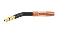 Akozon 200a Conector de Antorcha de Soldadura con Cuello de Cisne con Boquilla de Latón de 9 Mm Duradera y Accesorio de
