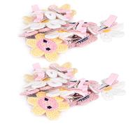Akozon 20pcs Lindo Mascota Dog Gato Girasol Clips Accesorios Adorables Accesorios de Preparación para Mascotas