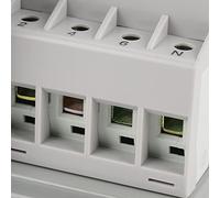 Akozon 220V 63A 4P Mini Disyuntor de Interruptor de Transferencia Automática de Doble Potencia, Interruptor de Transferencia Automática de 220V 63A, Mini Disyuntor de Alimentación Electrónica de