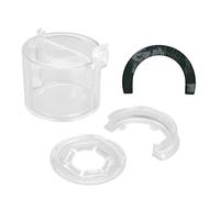 Akozon 22mm Pulsador Guarda Interruptor Cubierta Transparente PC | Protector de policarbonato transparente de 0,87 pulgadas, cubierta del interruptor de parada de emergencia, bloqueo de