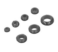 Akozon 260pcs O Kit de Surtido de Anillos Nitrilo Sellado de Sellado de Goma para Aplicaciones de Inyector de Aire, Plomería e Inyector de
