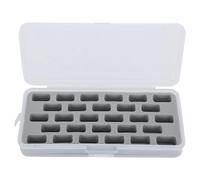 Akozon 28 Slots Organizador de Bobina Caja de Almacenamiento de Rosca de Plástico Transparente con Cubierta para Máquinas de Coser
