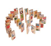 Akozon 28pcs Juego de Bloques de Construcción de Color Animal - Toyos Educativos de Rompecabezas de Madera para Niños - Desarrollo de Aprendizaje y Coordinación Divertido