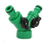 Akozon 2pcs G3/4 Pnty Dn20 Conector de Camiseta de Divisor de Agua de 3 Vías con Adaptador de Grifo de Jardín de Interruptor para Riego Eficiente