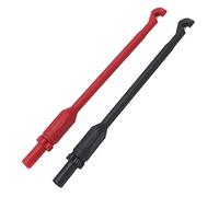 Akozon 2pcs J.30016 Ganchos de Prueba del Multímetro de la Sonda de Perforación Aislada con Conector de 4 Mm para la Reparación del Automóvil y las Pruebas de Diagnóstico