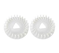 Akozon 2pcs Motor Flywheel Flywheel Ventilador de Enfriamiento 5kW y 6.5kW para Generadores de Gasolina 188F/190F