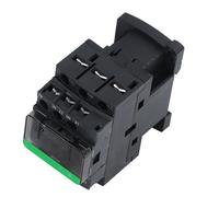 Akozon 380V 12A CA Contactor LC1D12 con 1 Bobina de Núcleo de Cobre Normalmente Abierta y 1 Normalmente Cerrada para el Control de Carga Eléctrica Industrial (Voltaje de la bobina AC380V)