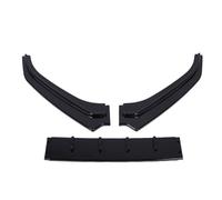 Akozon 3pcs Bumper Divisor de Labios Kit de Cuerpo de Alerón Mejorado a Aerodinámica Reemplazo del Difusor de Labios para el Parachoques para MK5 6R 2010-2022 (Negro Brillante)