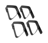 Akozon 4 Clips Antideslizantes para Mantel de Acero Inoxidable, Abrazaderas Grandes para Soporte de Mantel, Clips para Cubiertas Inoxidables con Bordes Lisos, Adecuados para