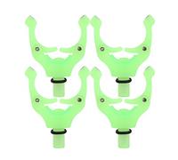 Akozon 4 Uds Cabeza de Soporte Magnético Ajuste Automático Caña de Pescar Soporte de Cola Accesorios de Herramientas (Green)