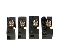 Akozon 4pcs Mini Torno Herramienta de Cambio Rápido Kit de Soporte de Poste Hoja Aburrida Que Hace Frente Al Soporte Conjunto Para Herramienta de Cambio Rápido Poste Titular