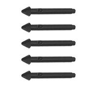 Akozon 5 Puntas de Lápiz Capacitivo Profesional para Pro 7, 6, 5, 4, Book, Studio, Go, Alta Sensibilidad, Punta 2H Negra Brillante, Fácil Instalación, Puntas de Repuesto para