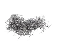 Akozon 500 Uds Soldadura Grapa Caliente 0,8mm Máquina de Reparación de Plástico Automotriz Tipo Alambre de Soldadura Salpicadero de Parachoques de Coche