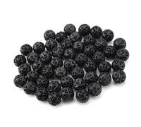 Akozon 50pcs Bolas de Filtro Bio para Acuarios y Estanques de 26 Mm Material de Filtración Bio Porosa para el Hogar (16 mm con algodón)
