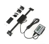 Akozon 6" Sensor de desplazamiento Digital DRO Escala de lectura LCD grande Rango de medición 0-6" Vertical para Bridgeport Mill Torno