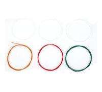 Akozon 6 Unids/set Cuerdas de Nailon de Metal Pieza de Repuesto Accesorio para Guitarra Acústica Clásica, Cuerda de Guitarra de Color 6 Unids/set Cuerdas Clásicas de Nailon Tensión Estándar para