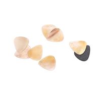 Akozon 8 Púas de Guitarra de Cuerno de Búfalo Perfectas para Mandolina de Ukelele Eléctrico Acústico y Banjo