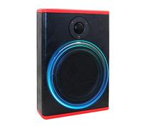 Akozon 8 Pulgadas de 600W Audio Delgado Subwoofer Subwoofer Subwoofer de Altavoces Subconsal Activo 12 V con Amplificador de Potencia Incorporado de Agudos para el (Soporte BT)