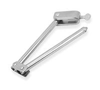 Akozon Abrazadera De Manguera De Freno, Herramienta De Abrazadera De Manguera Tipo Barra, Aleación De Acero, Plata