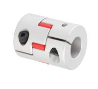 Akozon Acoplamiento de Eje de Ciruela D25 L30 12 12 Mm Aleación de Aluminio Mecanizado CNC Acoplador de Alta Resistencia para Bombas Ventiladores Compresores Maquinaria Hidráulica Amortiguación de
