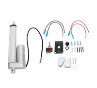 Akozon Actuador Lineal de 6 Pulgadas de Alta Resistencia de 12 V con Movimiento de Alta Velocidad de 5 Mm/s, Capacidad de Carga de 337 Libras e Interruptor Incorporado, Ideal para