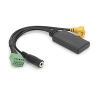 Akozon Adaptador AUX para Coche de 12 Pines Cable de Audio Multimedia Micrófono Manos Libres Apto para MMI 3G / / A4L / A6L / / / S5