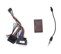 Akozon Adaptador de arnés de cableado de Audio del Cable de alimentación del automóvil con Canbus Box Reemplazo para F30 / F10 / X5 / E46 / E39 / E53