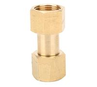 Akozon Adaptador de Cilindro CGA 320 a CGA 580 Tanque de Dióxido de Carbono a Regulador de Argón, Adaptador de Cilindro de Latón 320 a 580 con Roscas Estándar Conecte un Tanque de CO2 a un Regulador