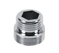 Akozon Adaptador de Grifo Adaptador de Grifo G1 2 Purificador de Agua de Cobre para Cocina, aireador, Accesorios, Manguera Hembra Rosca Macho estándar 24mm a 15mm, 1 ud. 22mm, 24mm (24 mm a 15 mm)