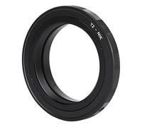 Akozon Adaptador de Lente Lente con Montura T2 a Cámara con Montura F - Enfoque Manual y Ajuste de Apertura - Accesorios de Fotografía