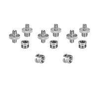 Akozon Adaptador de Rosca, Juego de Bujes Reductores de Montaje para Trípode de Cámara, Soporte de Luz