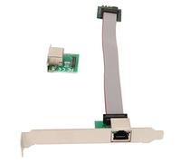 Akozon Adaptador de Servidor Gigabit Ethernet 1000M Adaptador Nic Ethernet de Puerto único RJ45 de Alto Rendimiento para Electrónica Informática Industrial