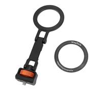 Akozon Adaptador de Soporte de Aleación de Aluminio con Soporte Magnético para Trípode para Teléfono para Fotografía de Teléfono Estable y Flexible [al Aire Libre]