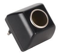 Akozon Adaptador de Suministro de Energía, Convertidor Más Ligero para Cargar AC 100-240V a DC 12V 1.5A Cigarro (Enchufe de la UE)