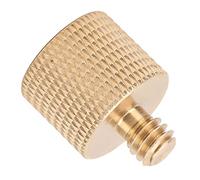Akozon Adaptador de Tornillo para Trípode 1/4 Pulgada Macho a 3/8 Pulgada Hembra - Reductor de Latón Micrófonos, Cámaras y Trípodes