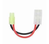 Akozon Adaptador Grande Macho/Hembra a Mini Hembra/Macho, Cable Convertidor de Enchufe 16AWG (#2)