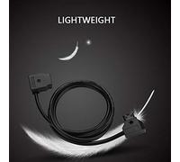 Akozon Adaptador Macho de Alimentación a Concentrador Tipo D Tap B para Baterías de Montaje Anton Bauer V, Cable Divisor de