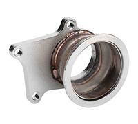 Akozon Adaptador Turbo de 5 Pernos V. Adaptador de Acero Inoxidable para el Adaptador de Brida de Banda T3/T4 Turbo 3 "V